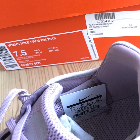 NEW Nike Free RN 2018 Running Shoes - Picture 5 of 7